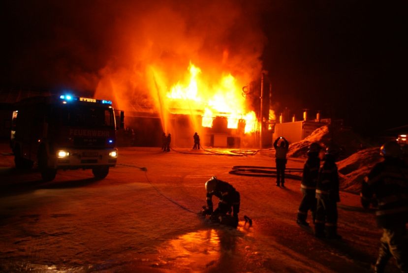 Brand bei Deisl Manufaktur