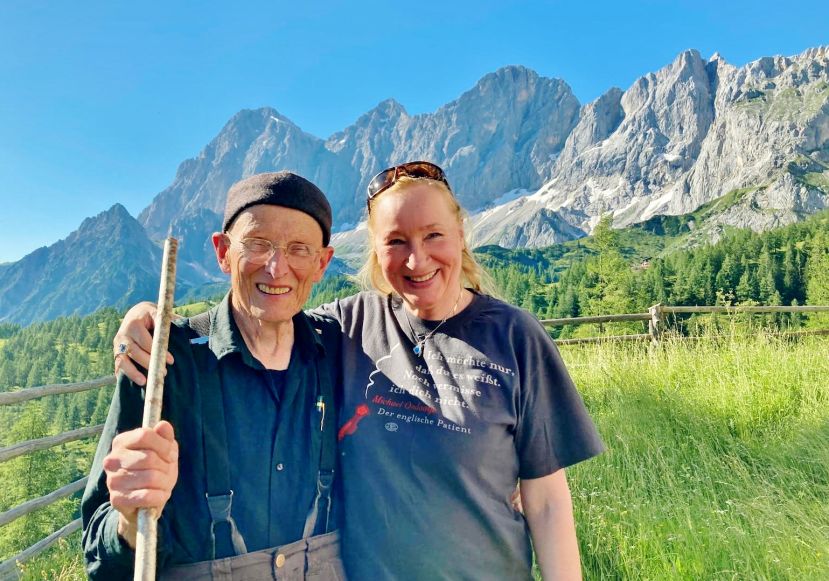 Bodo Hell mit Mechthild Podzeit