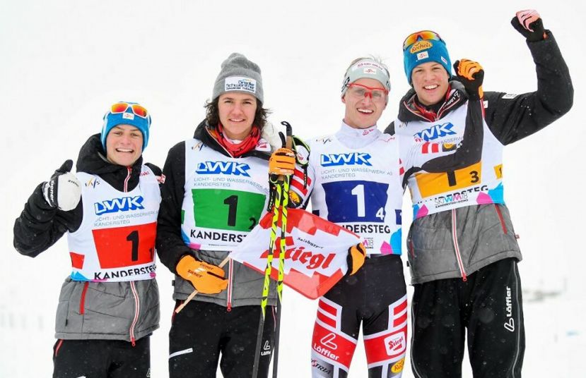 Mika Vermeulen holt mit Staffel Gold