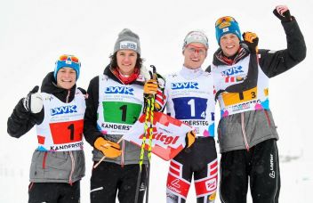 Mika Vermeulen holt mit Staffel Gold