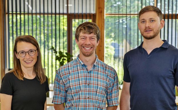 Dr. Elfriede Ofner-Schröck, Ryan Hellenbrand und Manuel Großleitner
