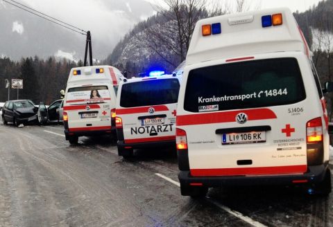 Unfall bei Großsölk fordert Verletzte