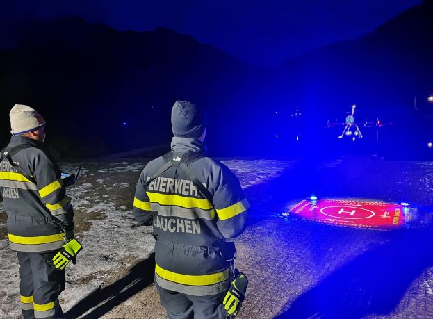 Nächtlicher Großeinsatz in Altaussee