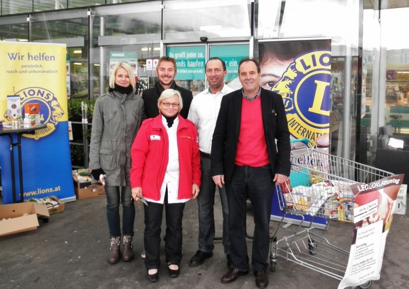 Merkur &amp; Lions Club Liezen helfen