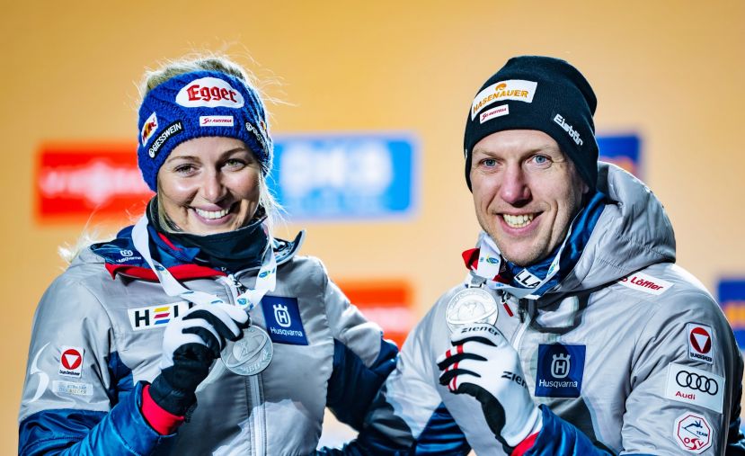 Lisa und David bei der Siegerehrung