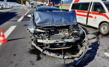 Schwerer Unfall auf der Autobahn