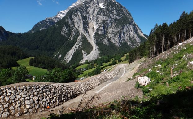 Steinschlagschutz in Pürgg fertiggestellt