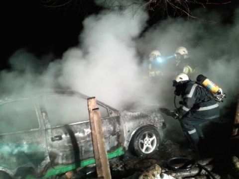 Autobrand in Donnersbach