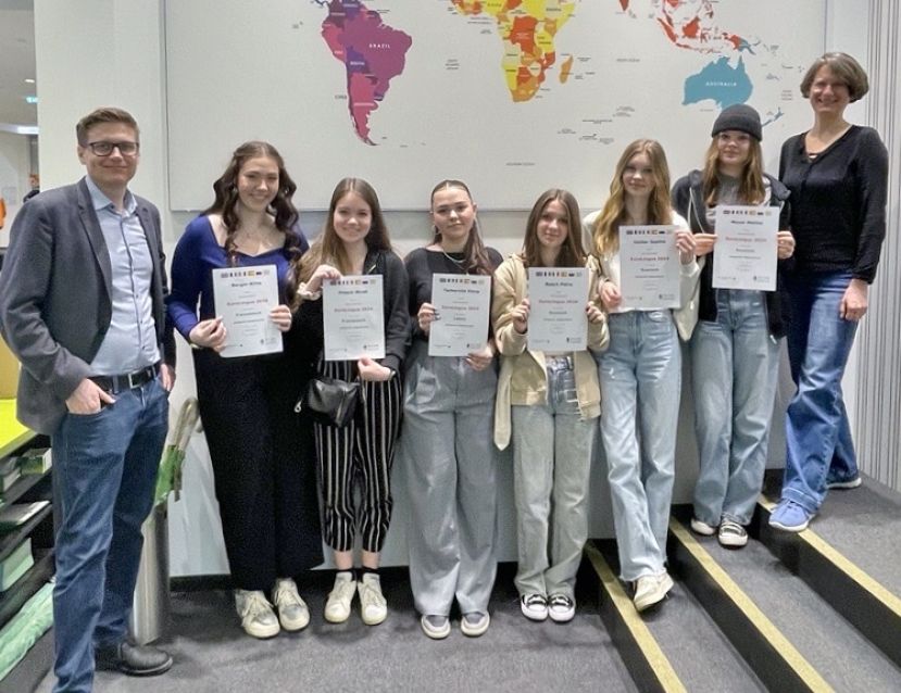 Das Stainacher EuroLingua Team in Graz