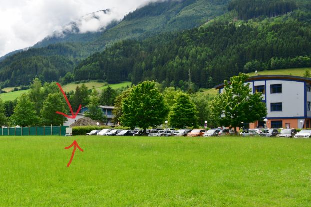 Bereich neben Bildungszentrum (Caritasschule)