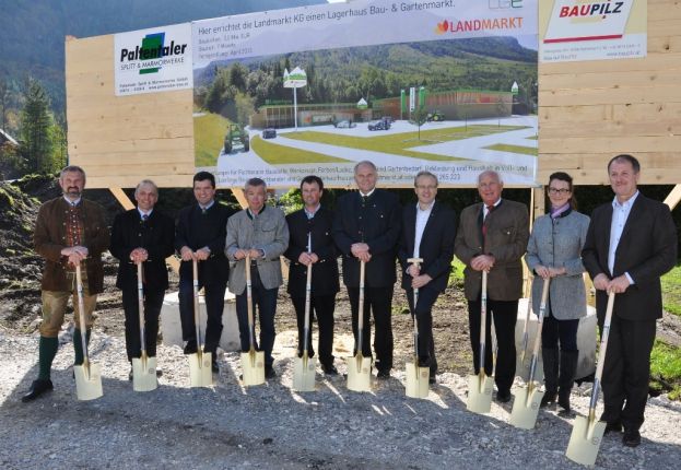 Lagerhaus Spatenstich in Bad Aussee
