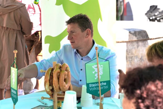 Andreas Kühberger am Stammtisch