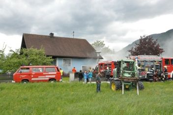 Hausbrand in der Gemeinde Ardning