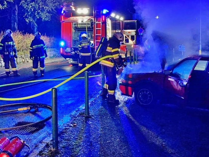 PKW-Brand in Irdning