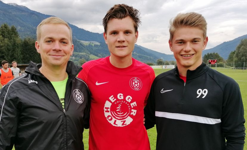 Torschützen JUlian Pachler, Jörg Stenitzer und David Schweiger