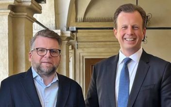 Gesundheitslandesrat Dr. Karlheinz Kornhäusl und Klubobmann Hannes Schwarz