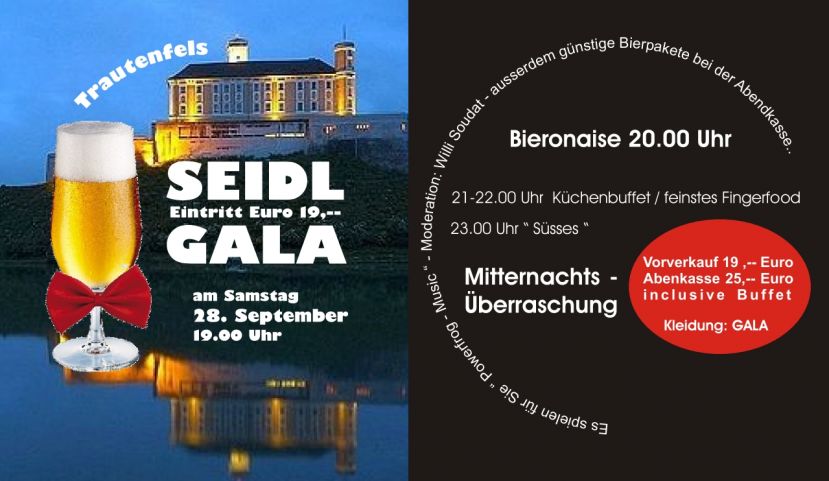 Die Seidlgala auf Schloss Trautenfels