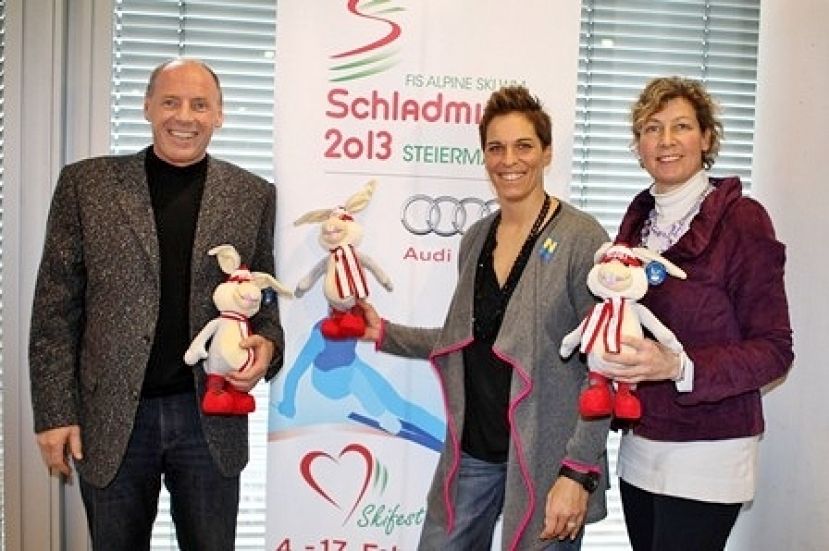 Bild v.l.n.r.: Harti Weirather, Michaela Dorfmeister, Petra Kronberger
