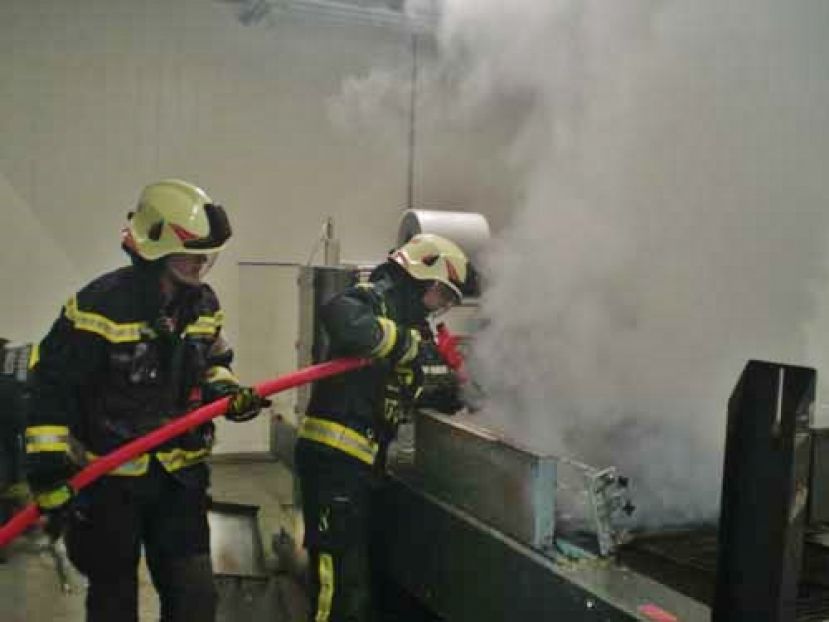 Brand in Lebensmittelbetrieb
