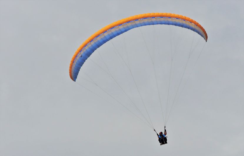 Notlandung bei Tandemflug