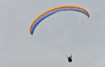 Notlandung bei Tandemflug