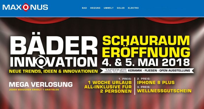 Schauraum Eröffnung am 4. und 5. Mai