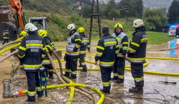 Unwettereinsätze im Abschnitt Admont