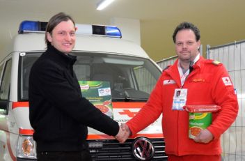 Landmarkt Marketingchef Mag. Stephan Fuchs(L)