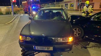 Wieder krachte es auf der B320