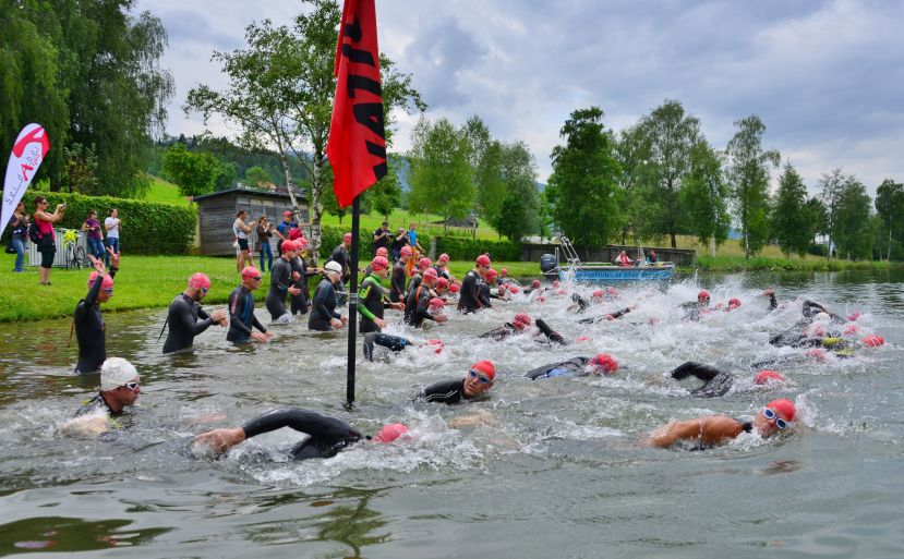 Beim Triathlon wird der See wieder brodeln
