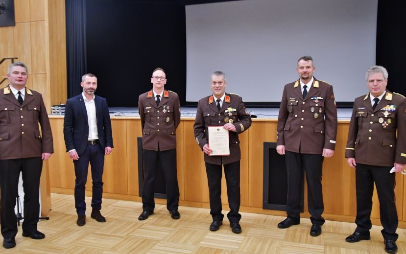 Versammlung der Feuerwehr in Admont