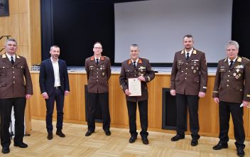 Versammlung der Feuerwehr in Admont