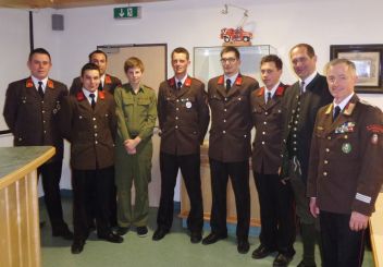 HBI Grüsser Bernd, FM Steiner Gregor, OBI Singer Gerhard, FM Köberl Simon ,LMdF Auer Lukas, OFM Stieg Christian, RK Herbert Gugganig, ABI Helmut Sam