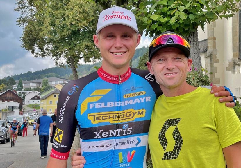Moran mit Papa Vincent Vermeulen