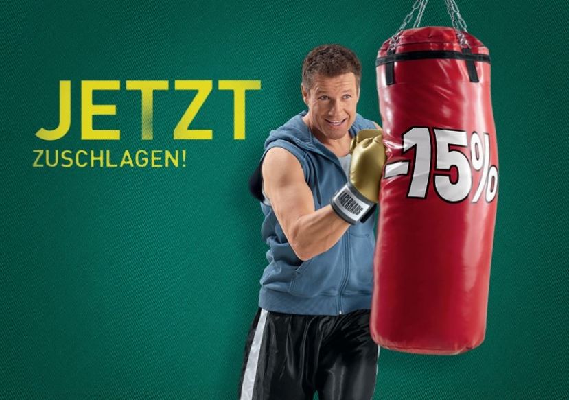 14. Juni ist Lagerhaustag -15 %