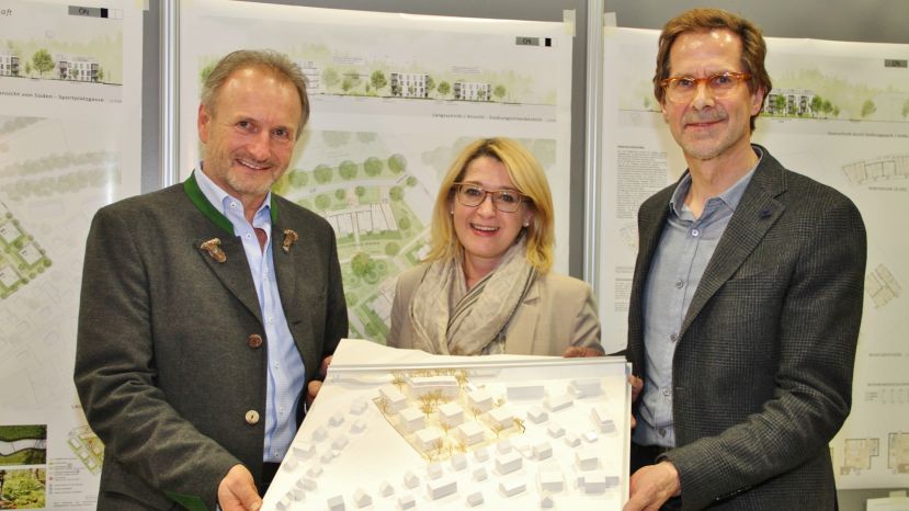 Siegfried Keinprecht, BM. Elisabeth Krammel und Dipl-Ing. Kurt Fadler