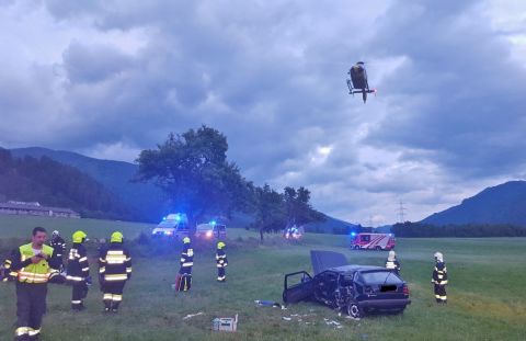 Schwerer Verkehrsunfall bei Trieben