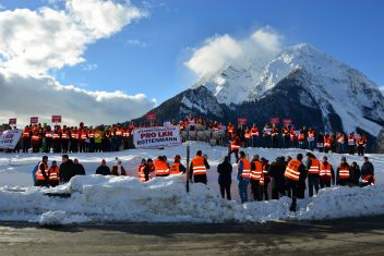 Royer zur Spitalsdemo in Trautenfels
