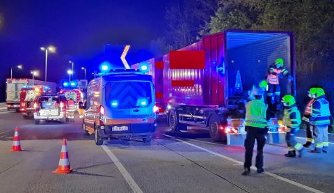 Verkehrsunfall auf der A9 bei Ardning