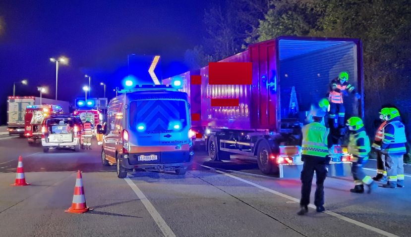 Verkehrsunfall auf der A9 bei Ardning