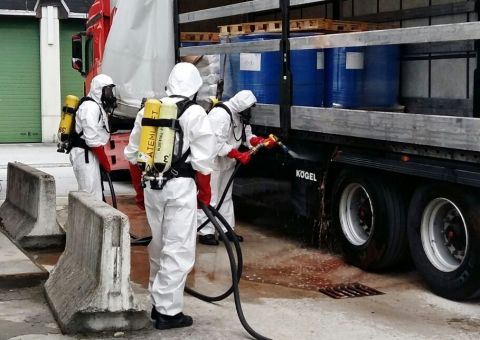 Gefahrengut Unfall in Trieben