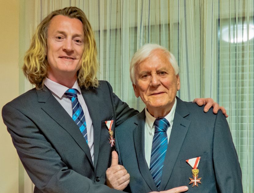 Alexander mit Vater Erwin Robé
