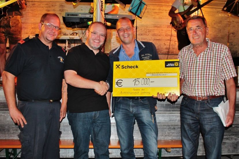 OBI Christian Stadler, ABI Gerd Bartl, Obmann Ing. Mag. Franz Wallig und Dir. iR Lambert Stiegler
