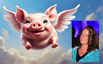 Chrissi lässt die Schweine fliegen