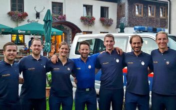 Die sieben Alpinisten nach erfolgreich bestandener Alpinausbildung (5x AEG Liezen, 2x AEG Hochsteiermark)