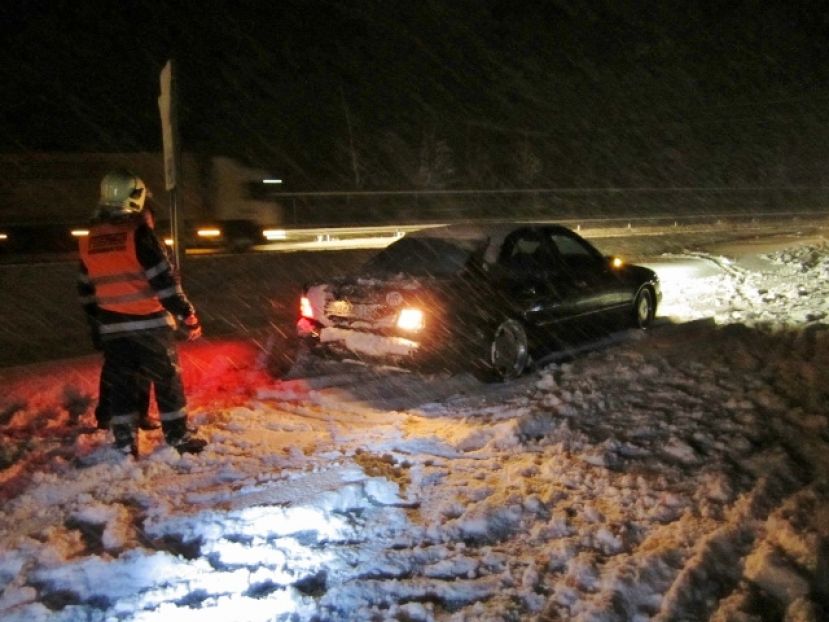 Verkehrsunfall auf der A9 bei Gaishorn