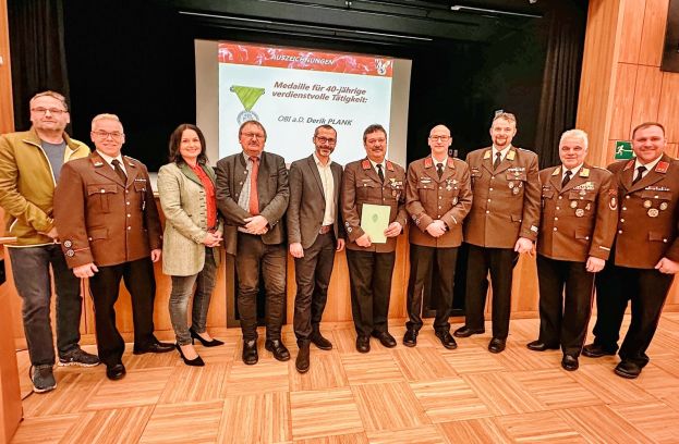 Wehr Versammlung der Feuerwehr