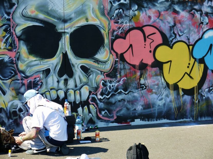 Sachbeschädigung durch Graffitti