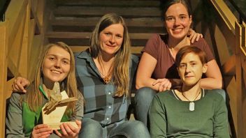 Theresa Fuxjäger, Kathrin Stock, Magdalena Kaltenbrunner und Doris Remschak