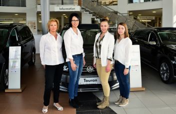 netter Empfang im Autohaus Laimer